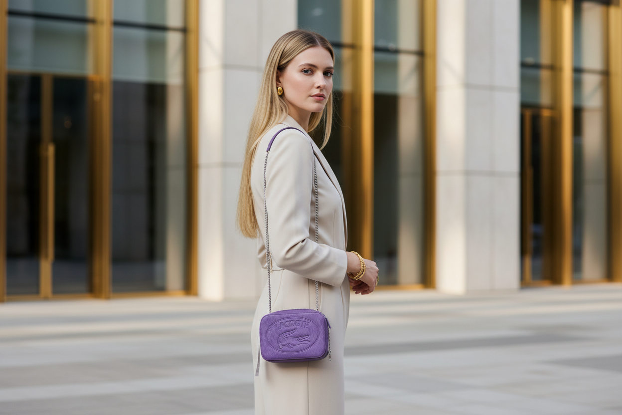 حزام لاكوست كرو تشين قابل للتحويل