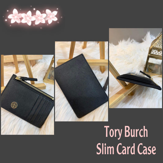 حافظة بطاقات رفيعة بسحاب من توري بورش