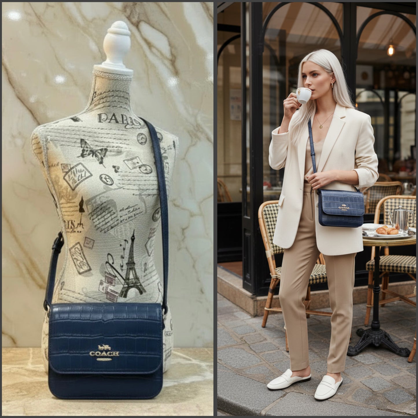 COACH BRYNN FLAP CROSSBODY - MIDNIGHT NAVY