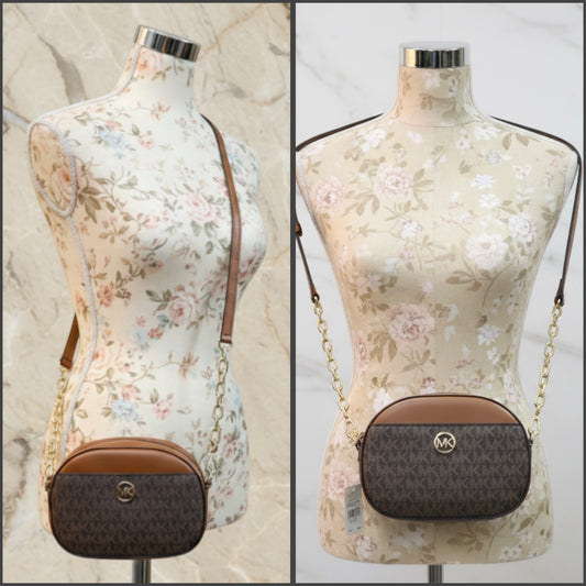 MICHAEL KORS GLAM OVAL CROSSBODY
