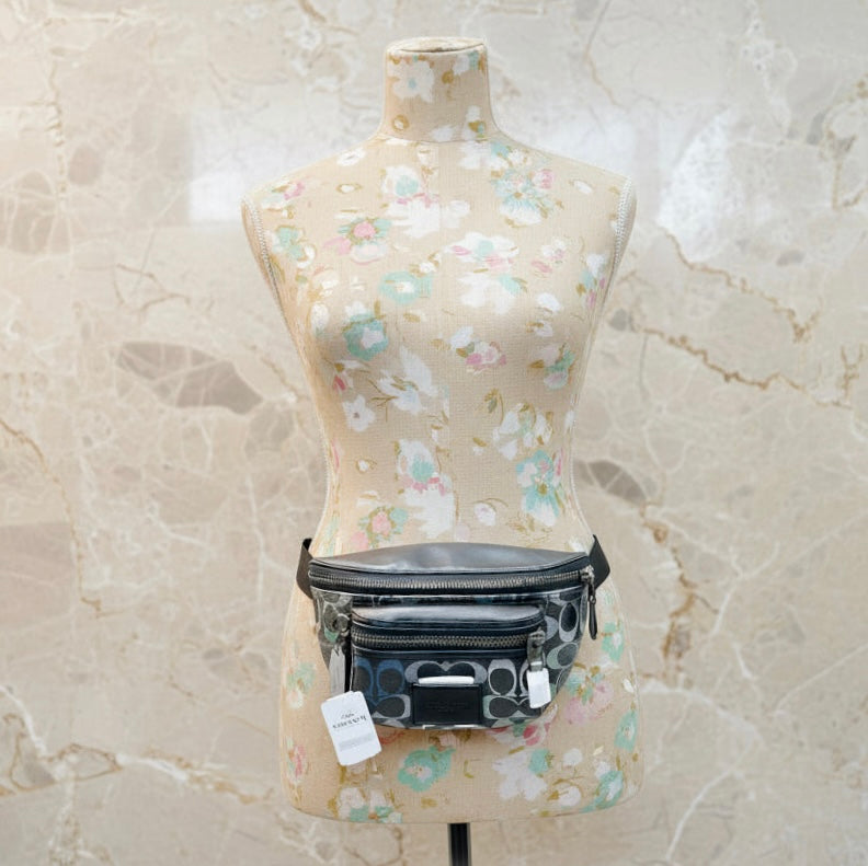 COACH WESTWAY WAISTPACK/CHEST BAG - GRAPHITE GREEN