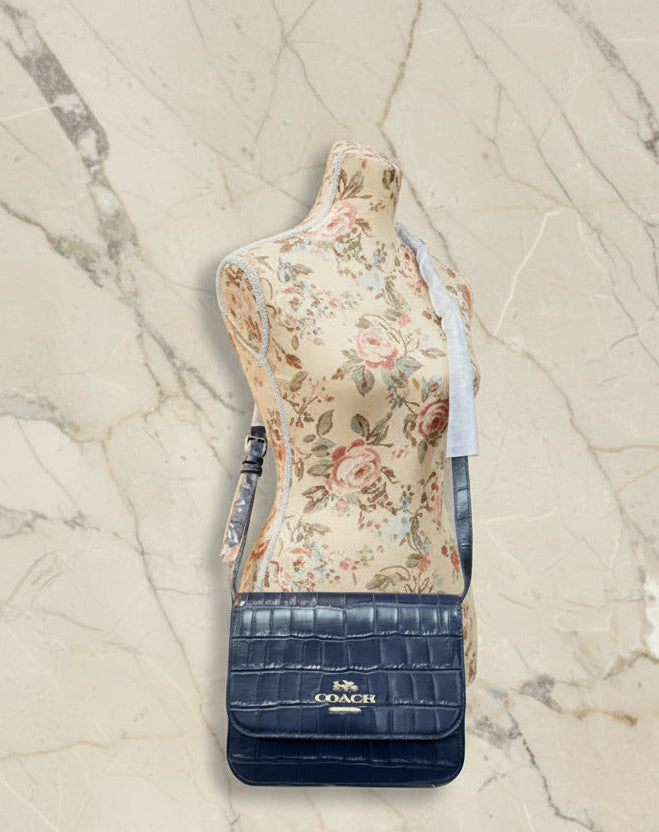 COACH BRYNN FLAP CROSSBODY - MIDNIGHT NAVY