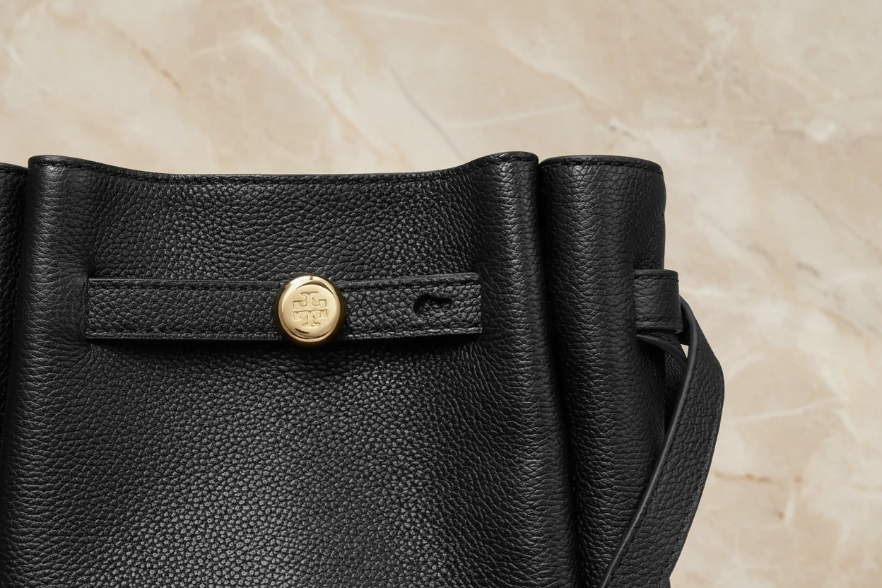 TORY BURCH MINI ROMY CROSSBODY - BLACK