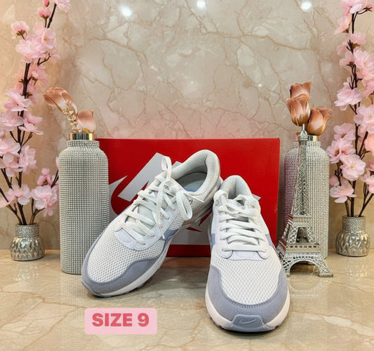NIKE AIR MAX SYSTM WOMEN’S SHOES - SIZE: US 9/EURO 40.5/26 CM - WHITE PINK BLOOM COBALT BLISS
