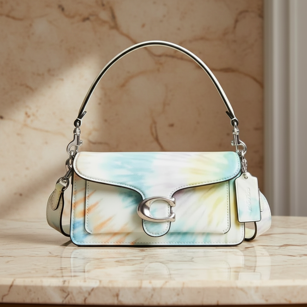 COACH TABBY 20 TIE DYE PRINT SHOULDER BAG/CROSSBODY BAG