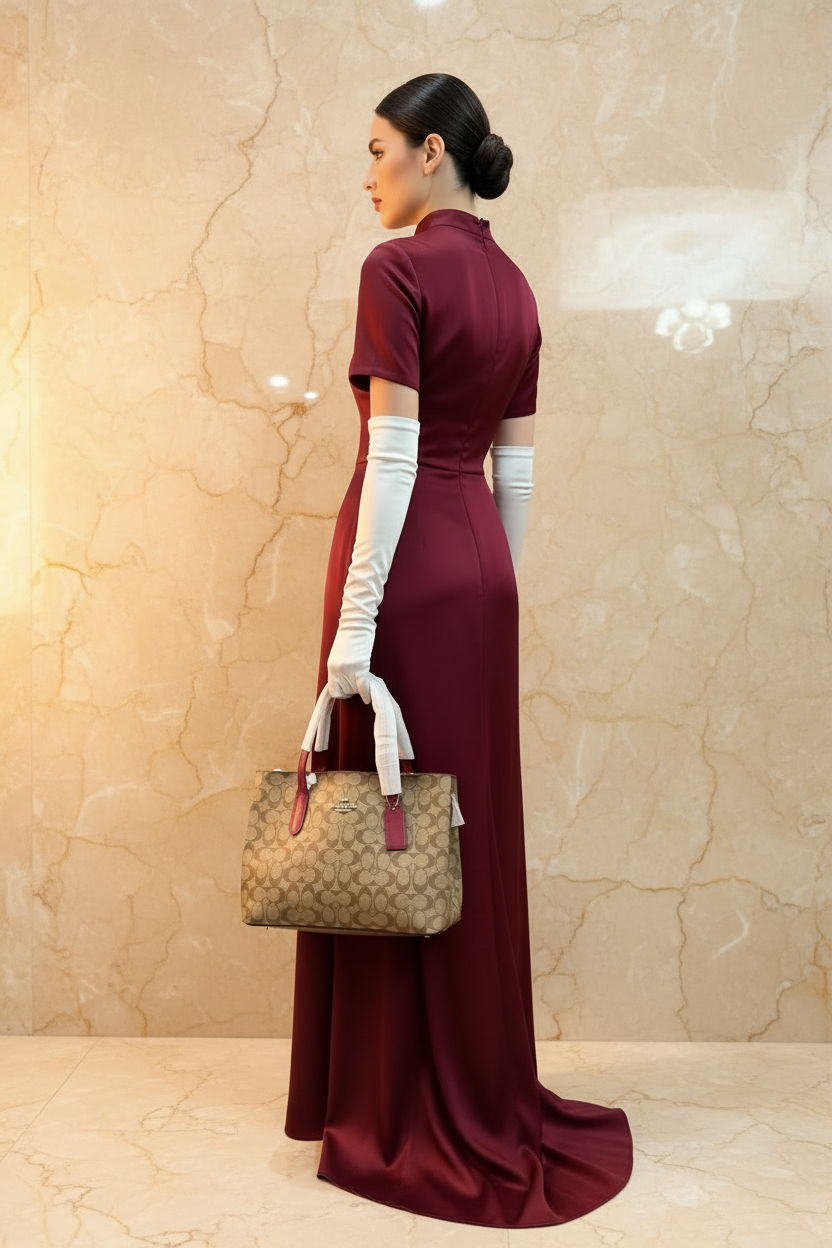 COACH AVENUE CARRYALL IN SIGNATURE BROWN/PINK
