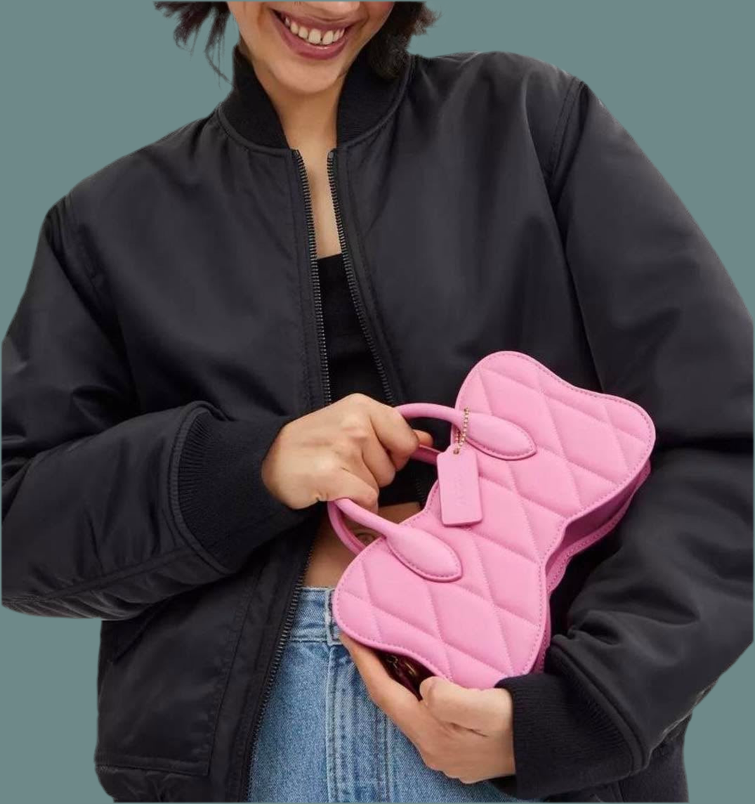 COACH BOW SATCHEL WITH QUILTING