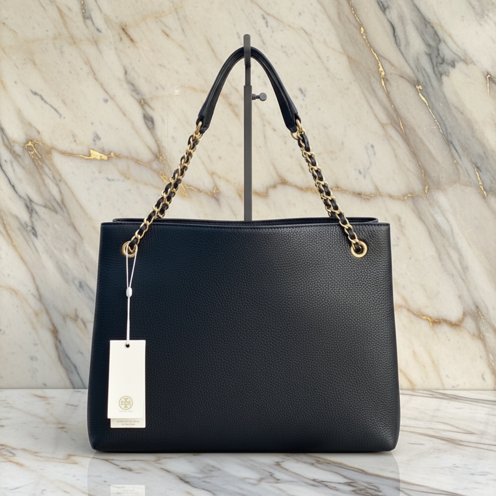 TORY BURCH BRITTEN TRIPLE COMPARTMENT TOTE