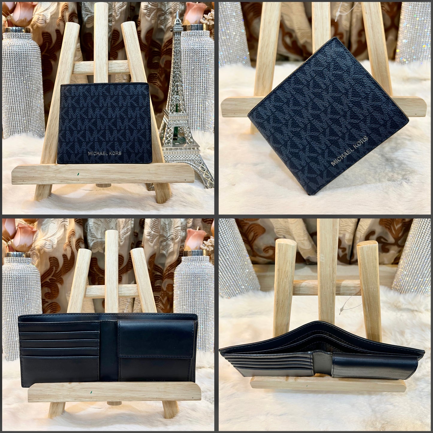 محفظة مايكل كورس للرجال ثنائية الطي