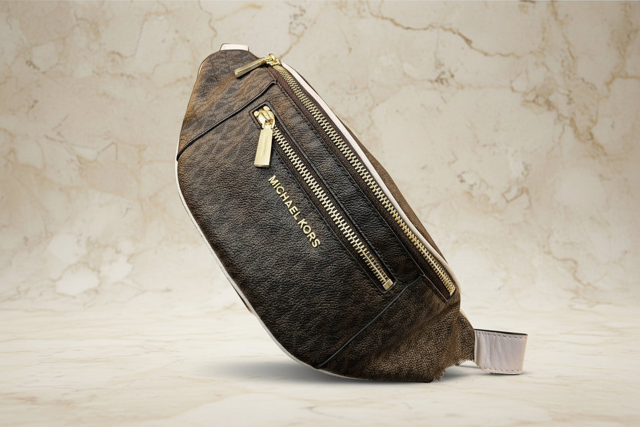 MICHAEL KORS MOTT BELTBAG/WAISTPACK ( RETAIL ITEM )