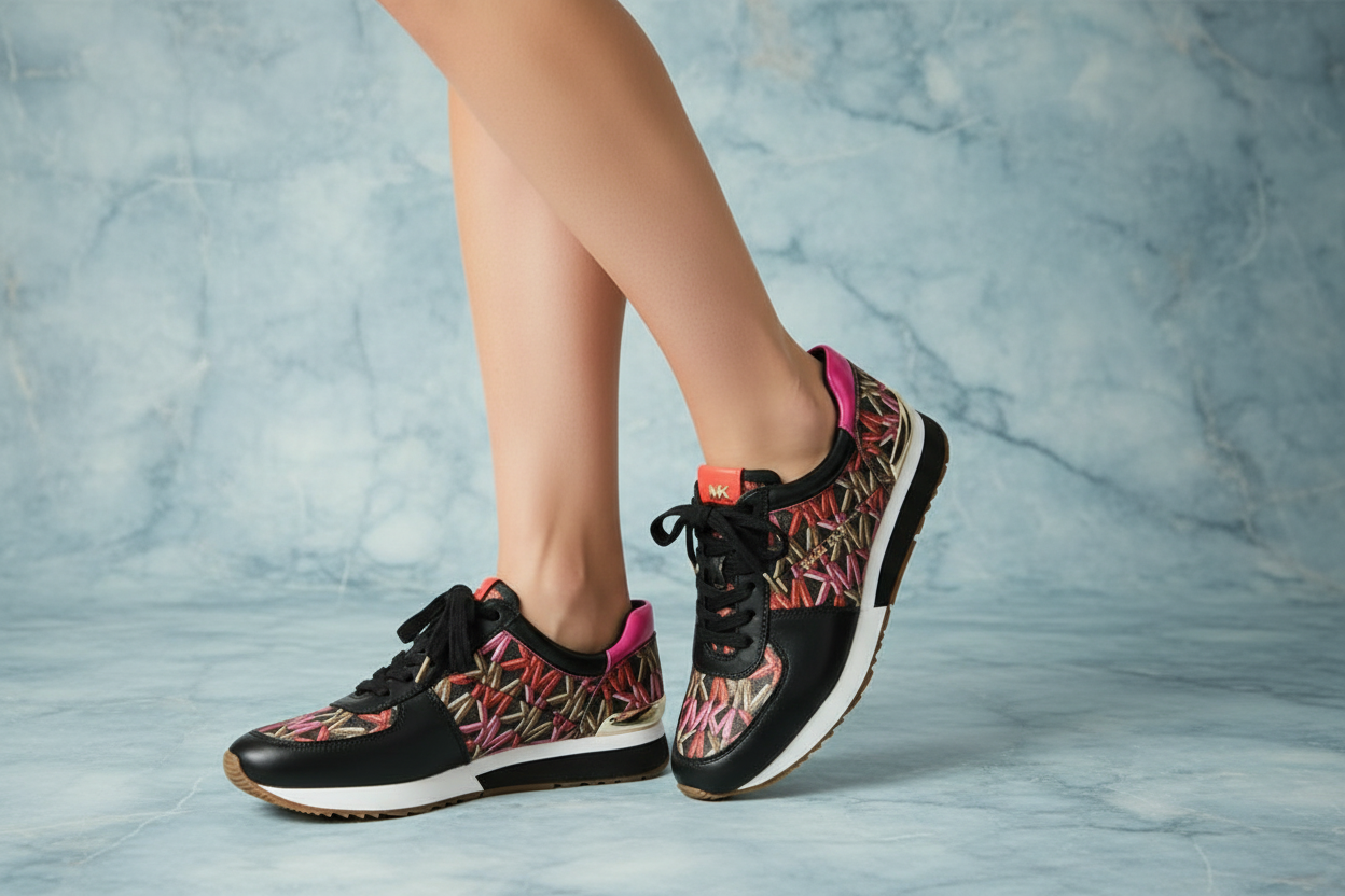 MICHAEL KORS TRAINER SHOES SIZE 5.5 CAN FIT TO SIZE 5