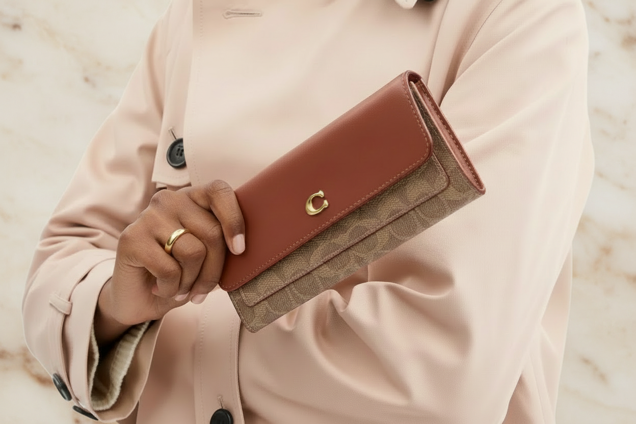 SALE ‼️ COACH MILA LONG FLAP WALLET ( FR. BOUTIUE STORE - DISPLAY ITEM )