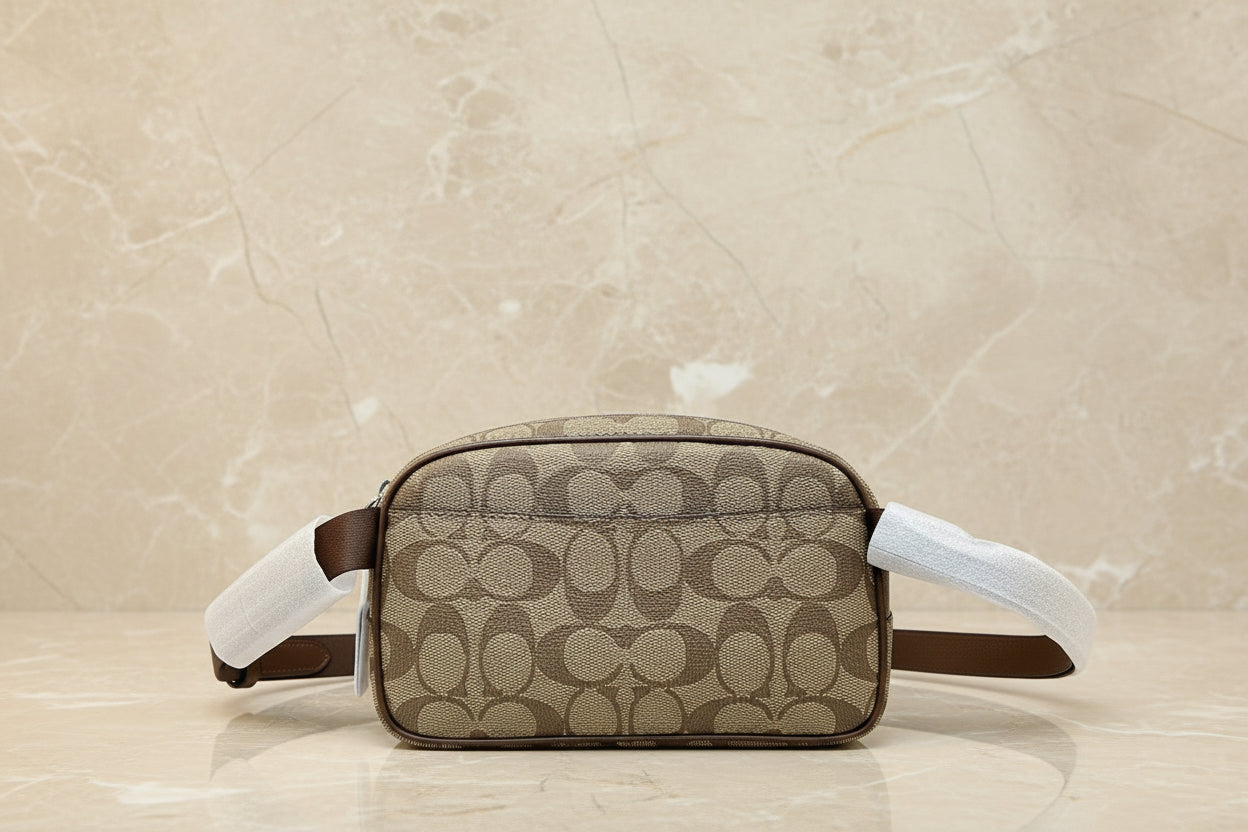 COACH PACE BODY BAG / BELTBAG - SIGNATURE BROWN