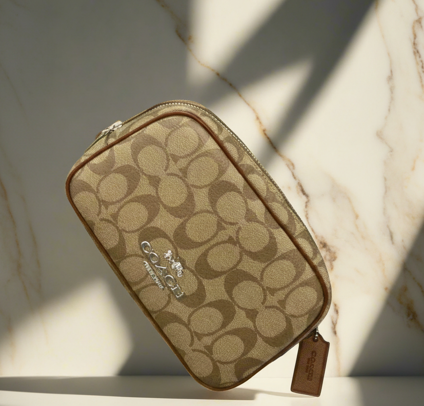 COACH PACE BODY BAG / BELTBAG - SIGNATURE BROWN