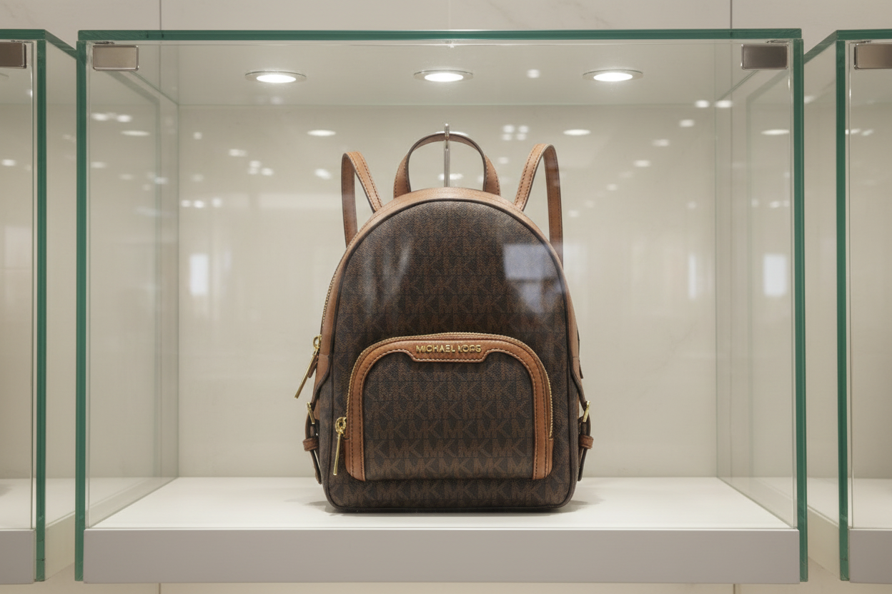 حقيبة ظهر مايكل كورس جايسي مقاس XS، لون بني مميز