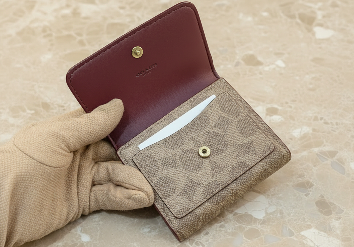 COACH MILA SMALL TRIFOLD WALLET