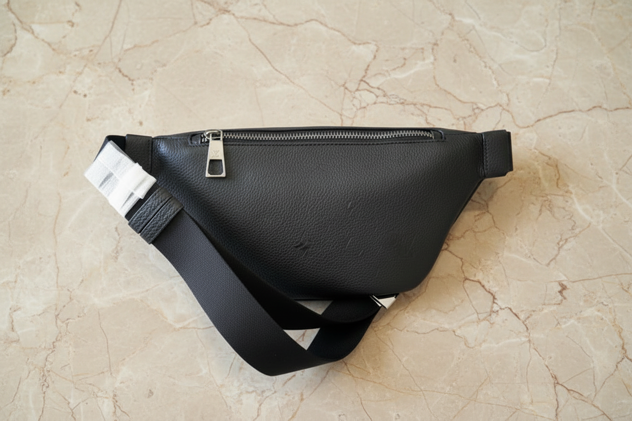 COACH THOMPSON JACQUARD WAISTPACK/BODY BAG WITH VARSITY STRIPE
