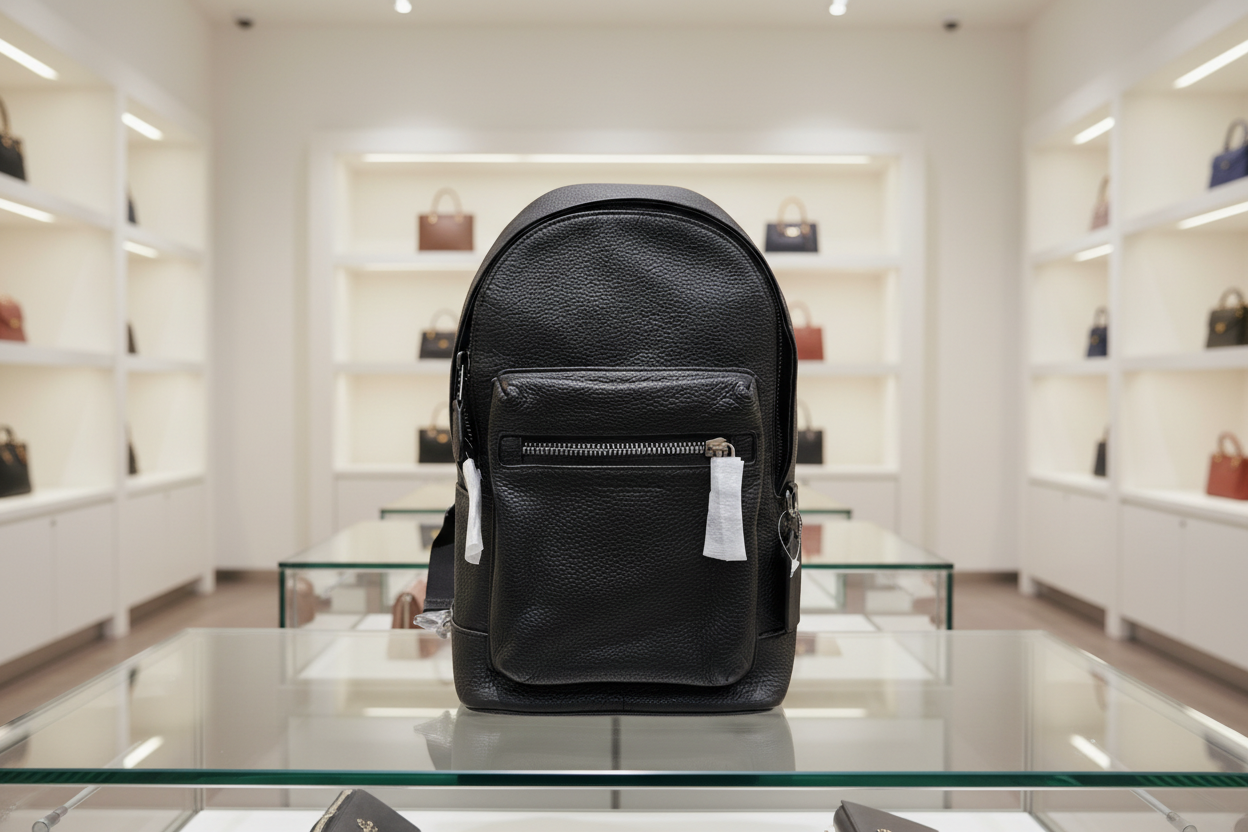 COACH WEST PACK REFINED PEBBLE LEATHER