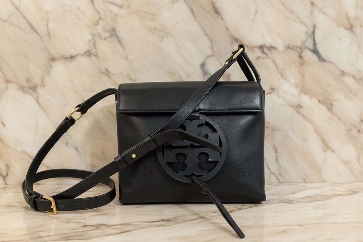 TORY BURCH MILLER CROSSBODY - BLACK