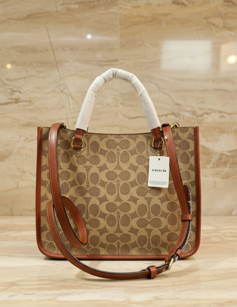 COACH TYLER CARRYALL 28 IN SIGNATURE CANVAS