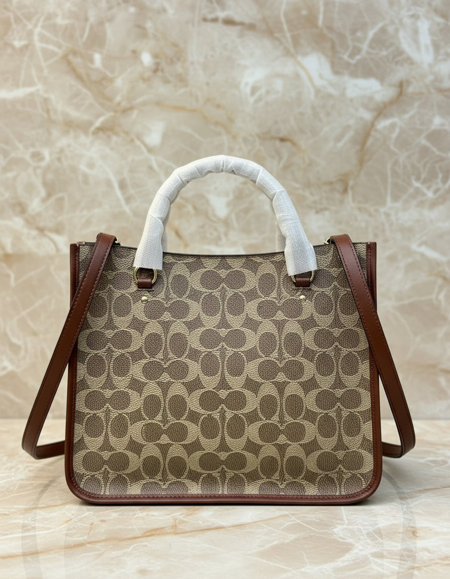COACH TYLER CARRYALL 28 IN SIGNATURE CANVAS