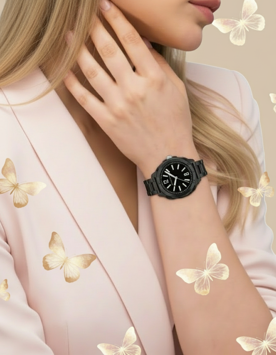 ساعة كوتش كيت التناظرية للنساء