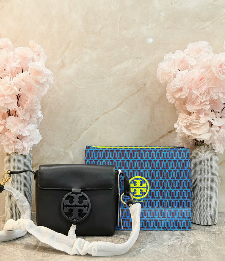 TORY BURCH MILLER CROSSBODY - BLACK