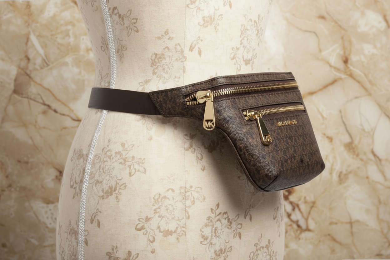 MICHAEL KORS FANNY PACK LOGO SLIM