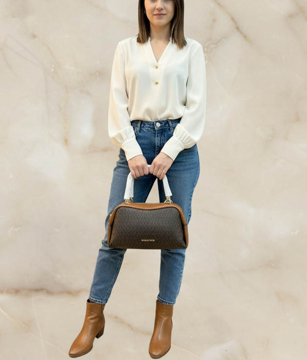 MICHAEL KORS CECILY SMALL SATCHEL WITH SLING STRAP
