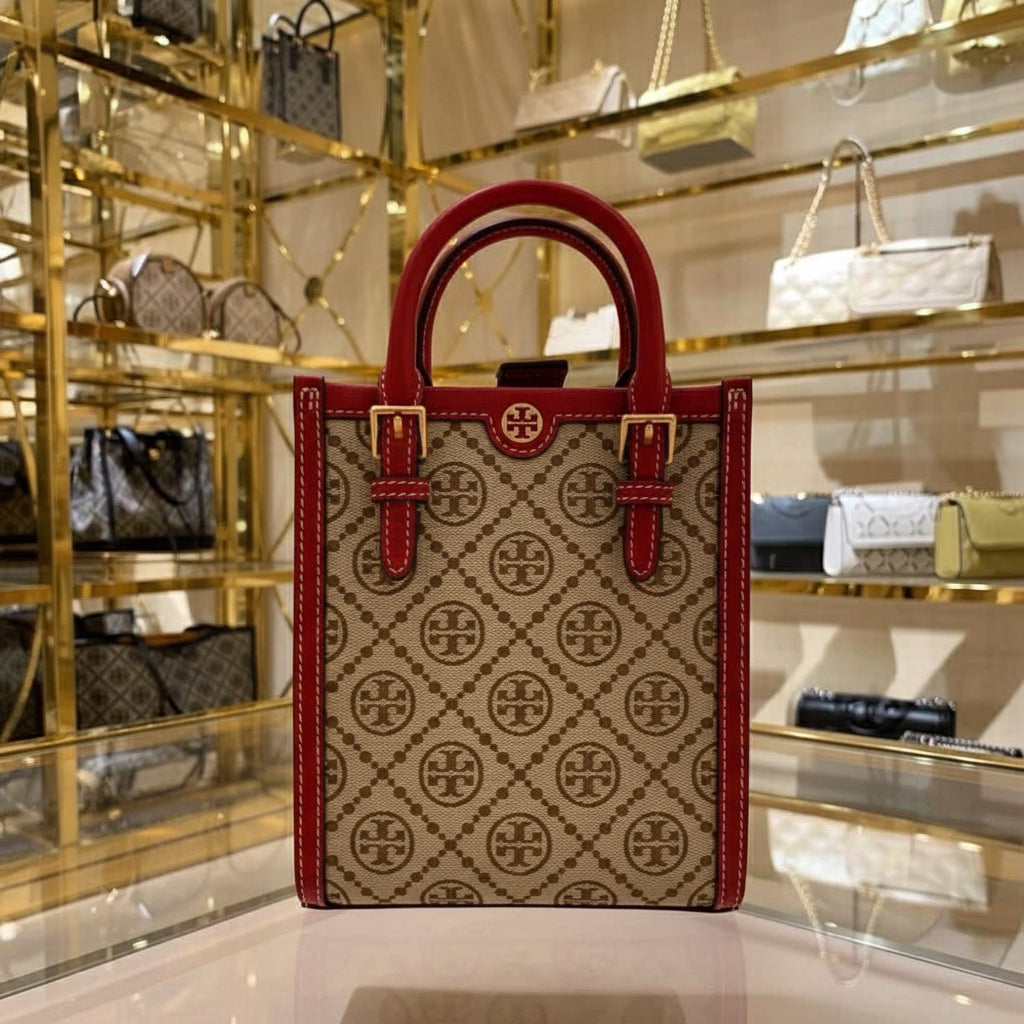 SALE‼️‼️TORY BURCH MINI JACQUARD T MONOGRAM TOTE -