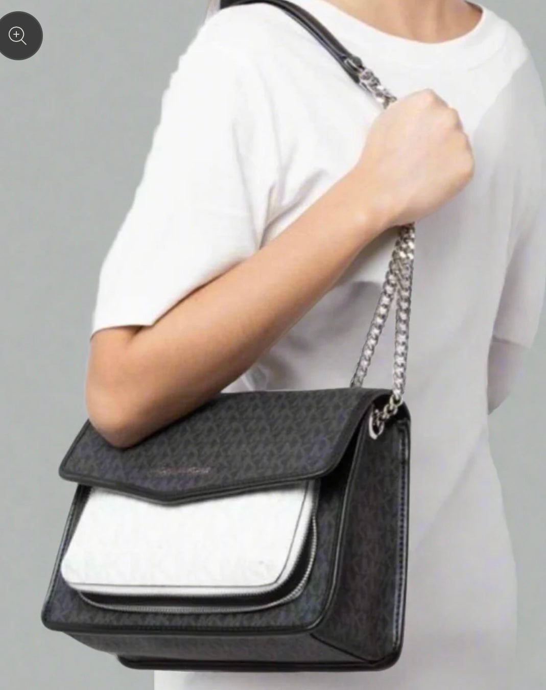 MICHAEL KORS REGINA MEDIUM FLAP CONVERTIBLE CHAIN SHOULDER BAG/CROSSBODY