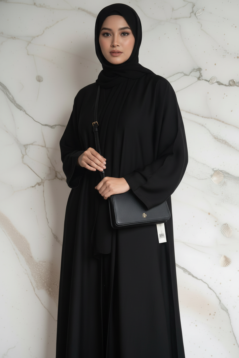 TORY BURCH EMERSON CROSSBODY -  BLACK