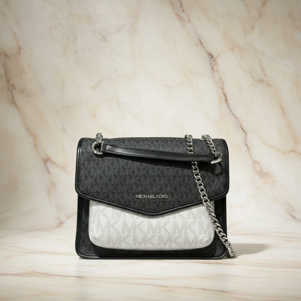 MICHAEL KORS REGINA MEDIUM FLAP CONVERTIBLE CHAIN SHOULDER BAG/CROSSBODY
