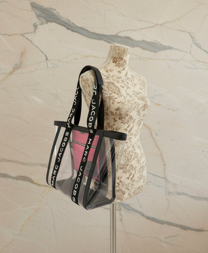 MARC JACOBS CLEAR TOTE - LARGE