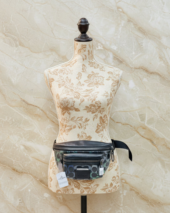 حقيبة خصر/حقيبة صدر من كوتش ويستواي - أخضر جرافيتي