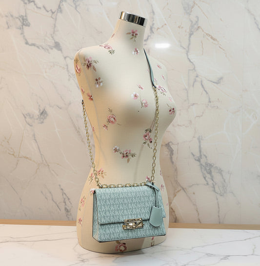 MICHAEL KORS MINI CECE - MONO SEA GREEN