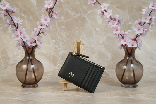 حافظة بطاقات رفيعة بسحاب من توري بورش