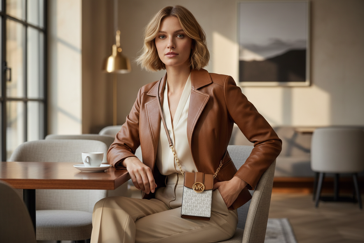 MICHAEL KORS CARMEN SMARTPHONE CROSSBODY