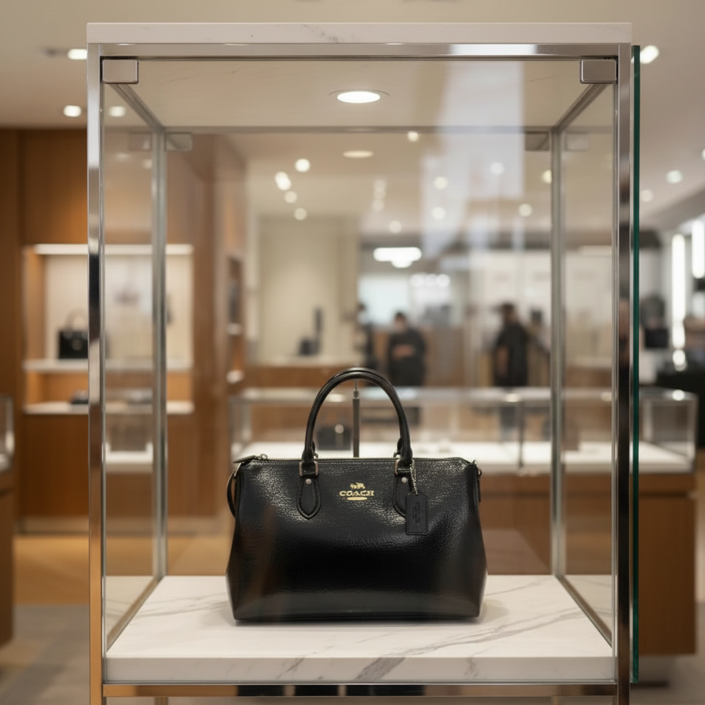 Coach Crinkled Patent Georgia Satchel