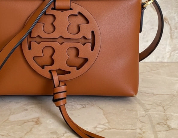 TORY BURCH MILLER CROSSBODY -  BROWN