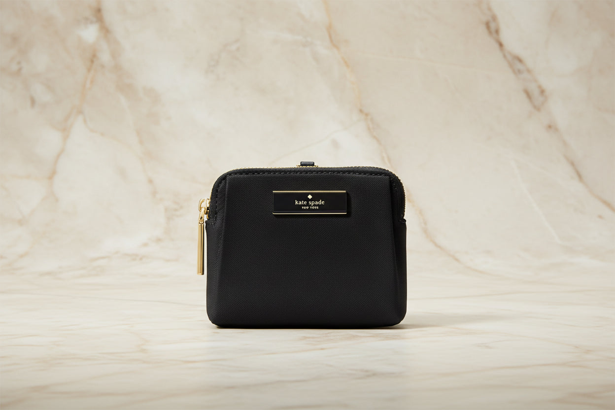 Kate Spade Carter ID Lanyard/Wallet - Black