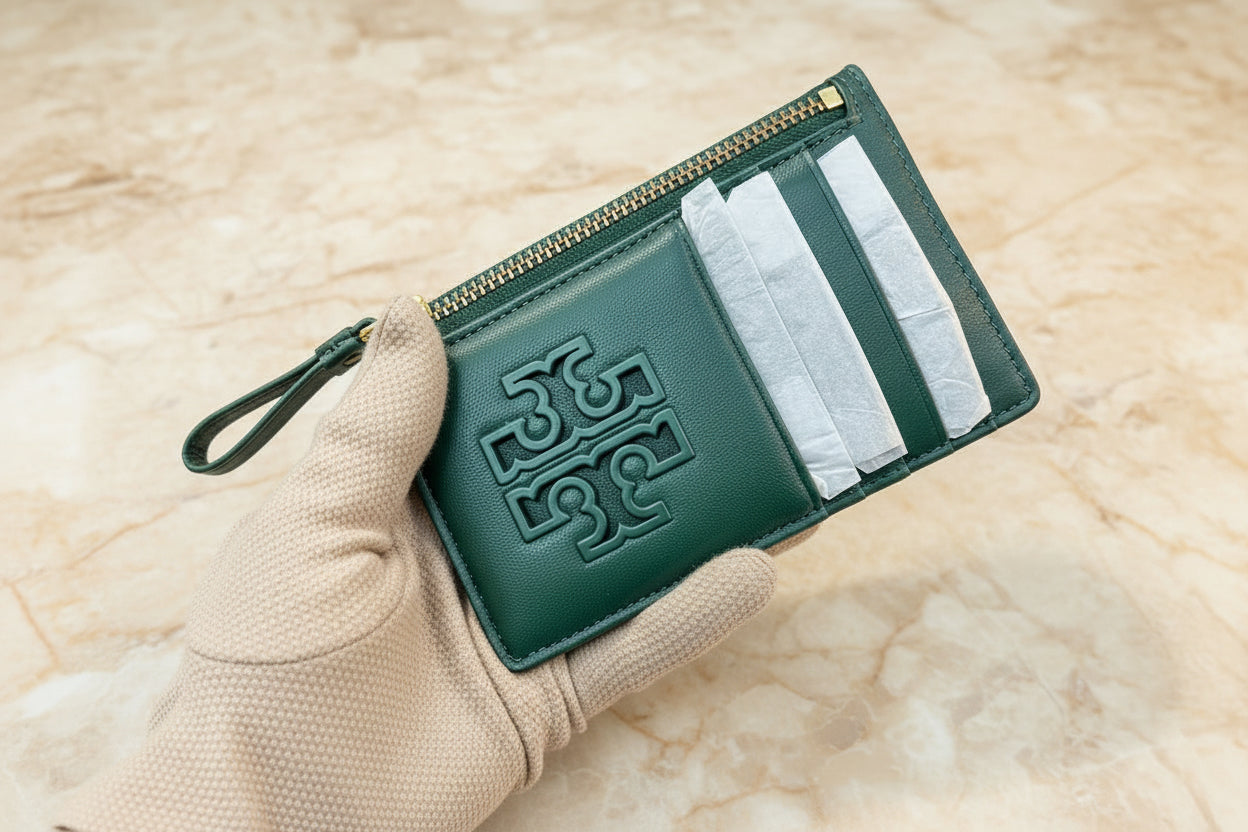 TORY BURCH LILY SLIM CARD CASE - NORWOOD COLOR