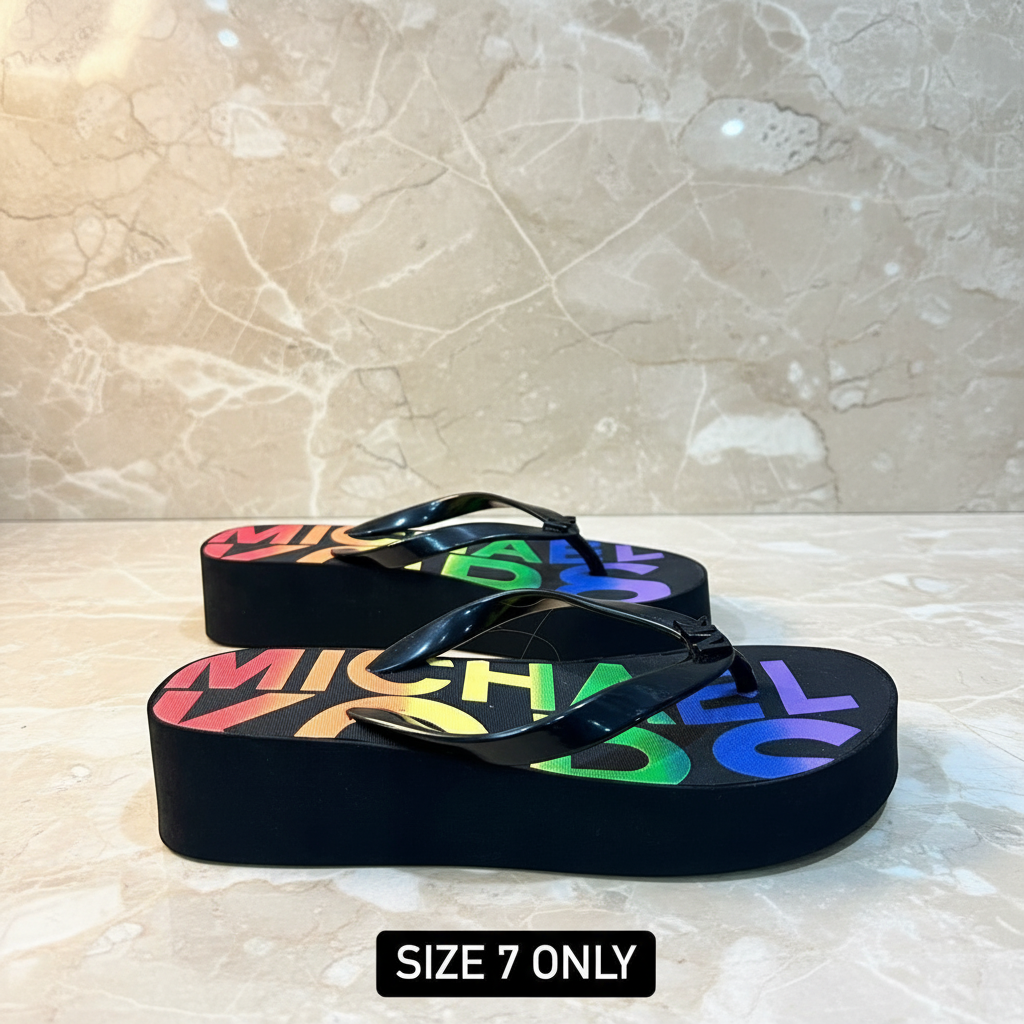MICHAEL KORS BEDFORD FLIP FLOP SLIPPERS