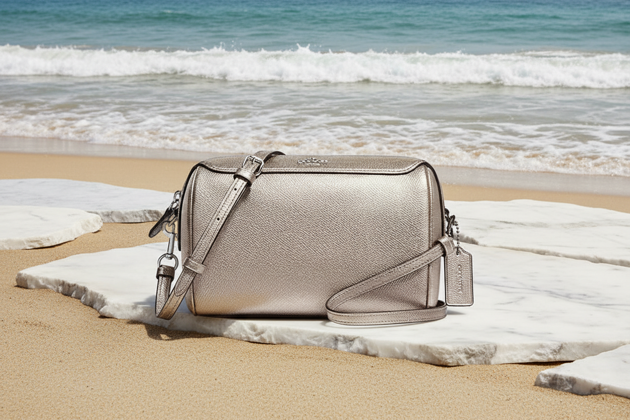 COACH BENETTE MICRO - PLATINUM GOLD