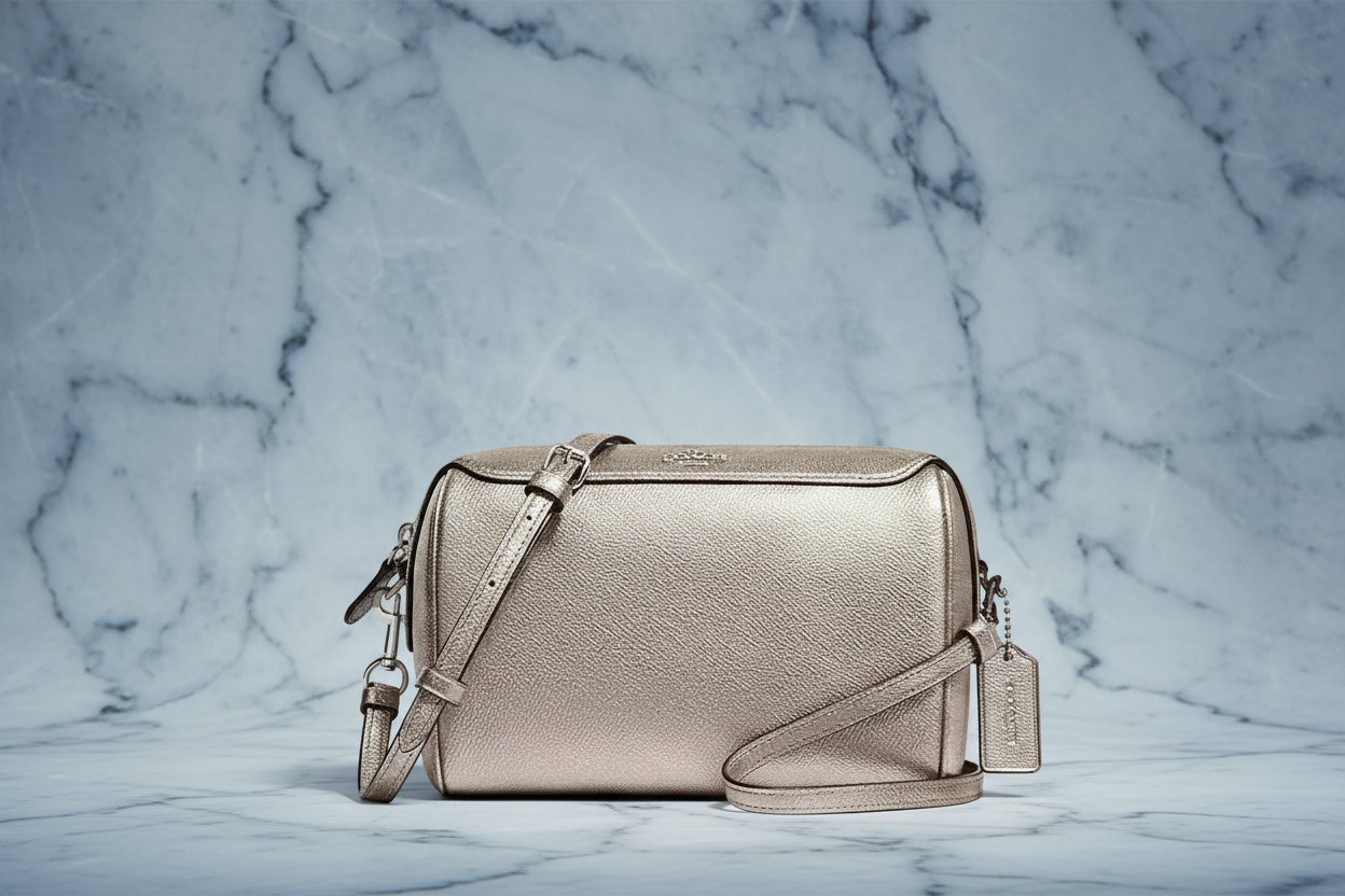 COACH BENETTE MICRO - PLATINUM GOLD