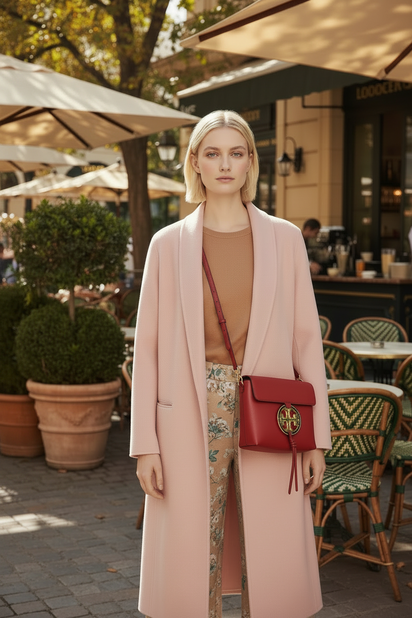 TORY BURCH MILLER STAINED GLASS LEATHER CROSSBODY