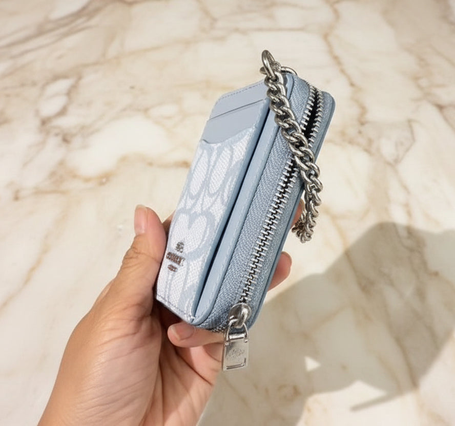 COACH ZIP CARD CASE