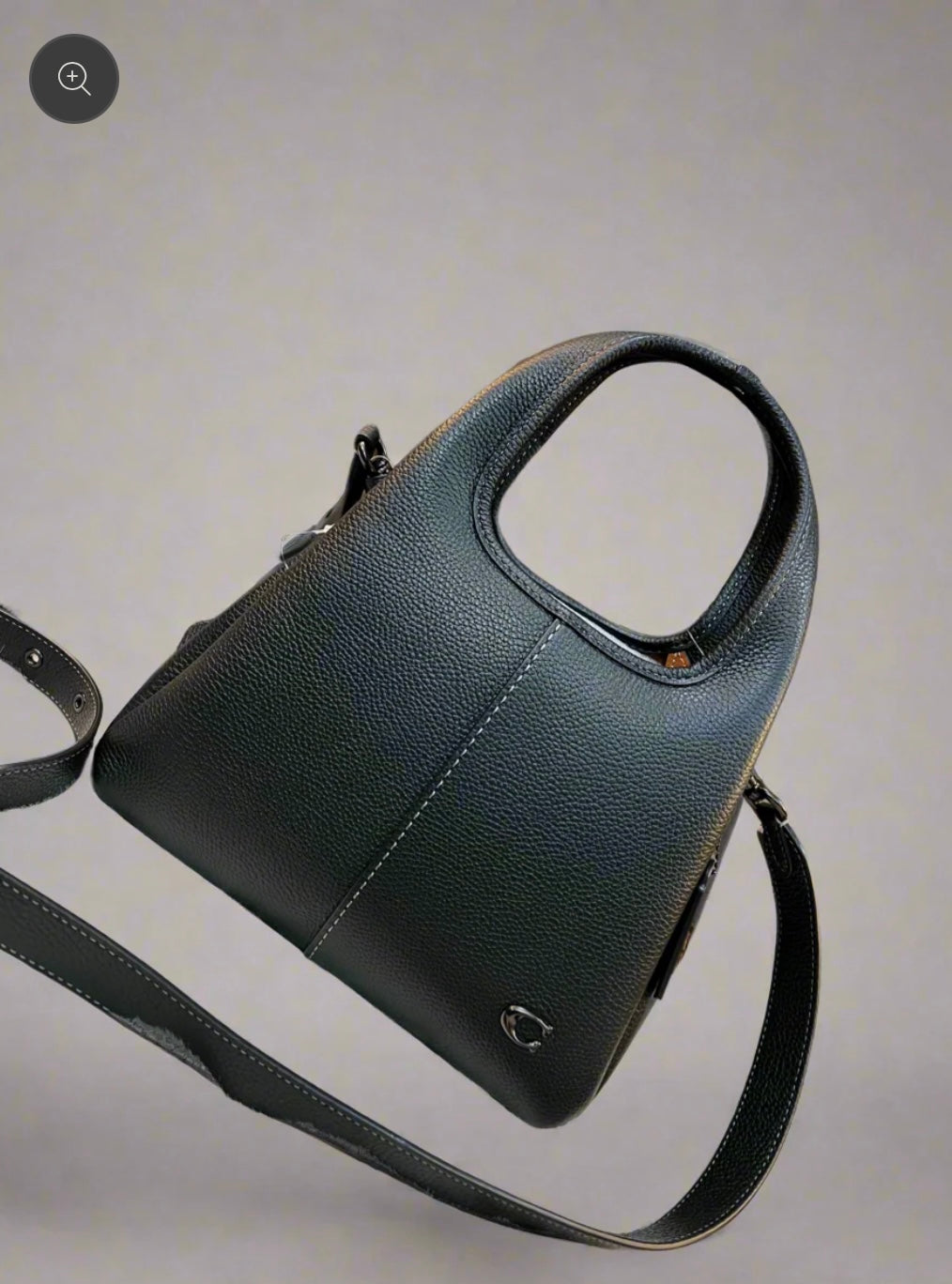 COACH LANA 23 LOGO PLAQUE - BLACK