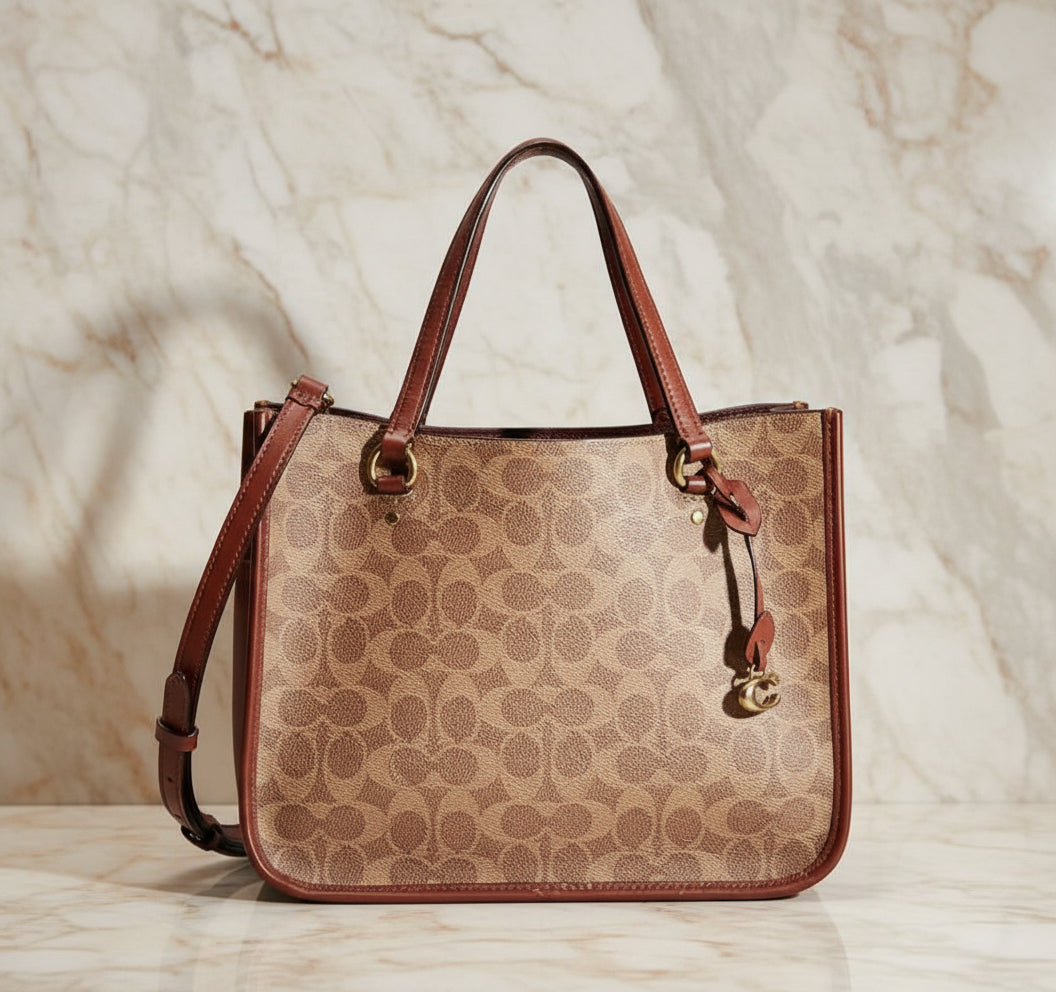 COACH TYLER CARRYALL 28 IN SIGNATURE CANVAS
