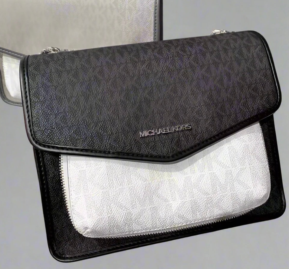 MICHAEL KORS REGINA MEDIUM FLAP CONVERTIBLE CHAIN SHOULDER BAG/CROSSBODY